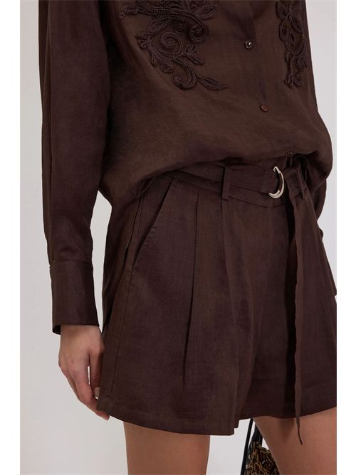 Short in lino ERMANNO FIRENZE | D48EP054CCE37MF19000420